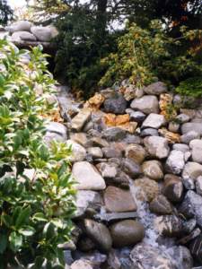 gioco d'acqua cascata