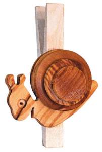 olivo legno molletta