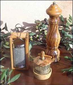legno olivo utensili da cucina