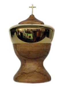 legno olivo pisside